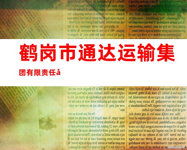 鹤岗市通达运输集团有限责任公司第二分公司